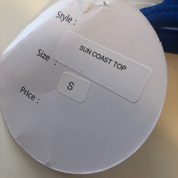 Small Red White and Blue swim top - Picture 4 of 5